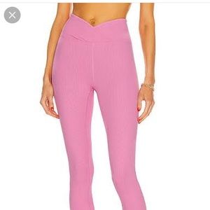 NWT Year Of Ours Veronica leggings, XS, bubblegum pink.
